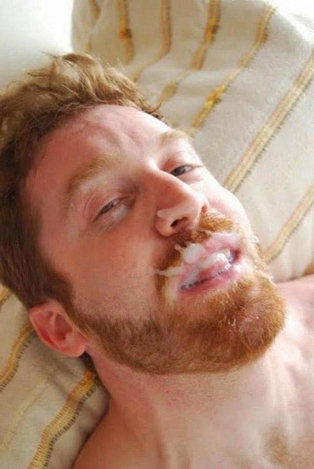 Cum beard