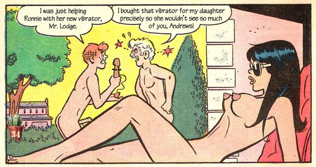 Mr. Lodge catches Archie and Veronica