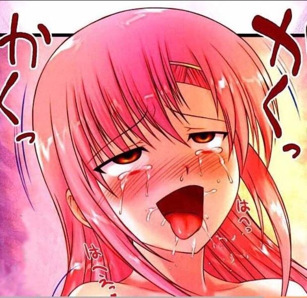 Hentai ahegao pink hair