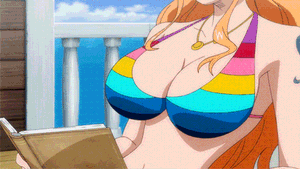 Nami boobs gif