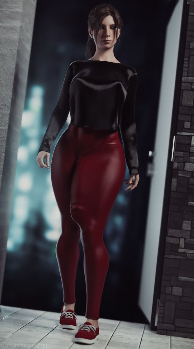 Red Latex Pants Bulge Pbr225