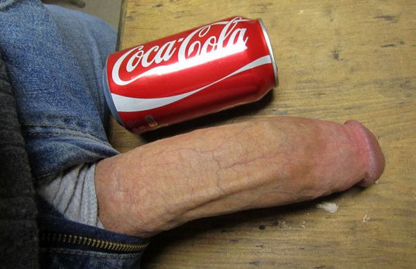 Cock big as a soda can