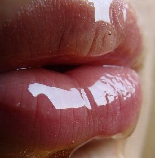 Labios con semen