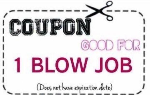 Blowjob coupon