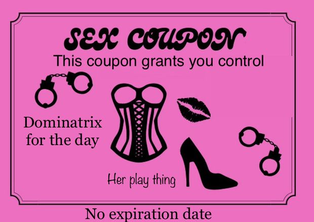 Dominatrix for a day coupon