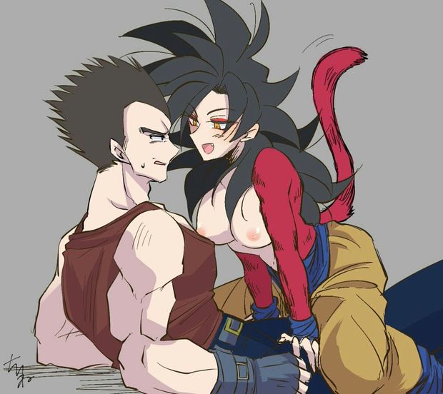 Fem-goku wants to ride Vegeta