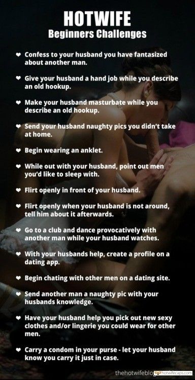 Hotwife Beginners Challenges