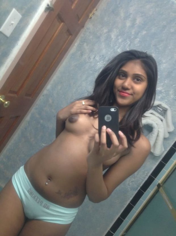 Naughty Desi selfie in the loo