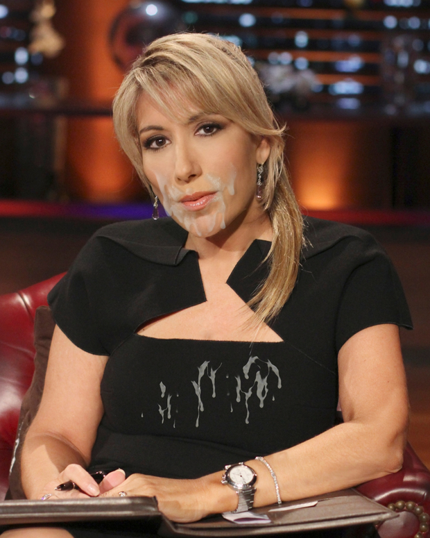 Lori Greiner Gave You a Handjob Followed by a Blowjob in her Black Dress