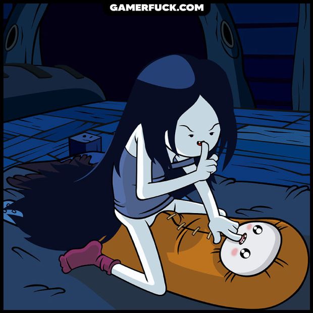 Marceline Stalking Finn