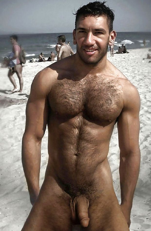 Nude Men At The Beach