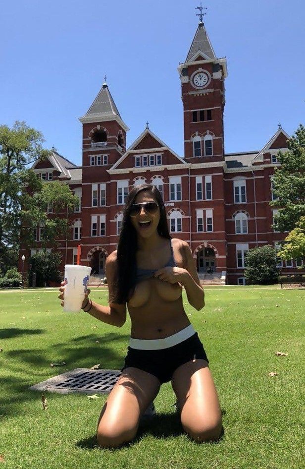 Flashing tits on campus