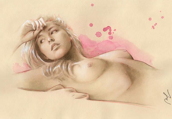 Nude illustration by cocoaspen