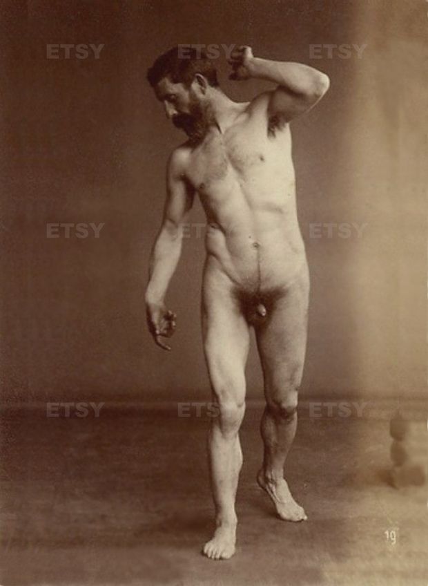 Desnudo masculino Vintage