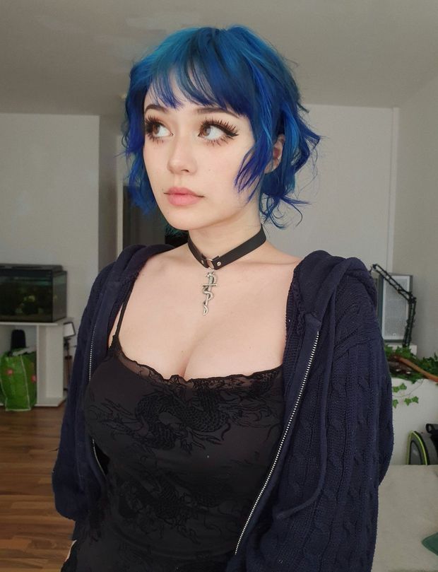 Blue hair