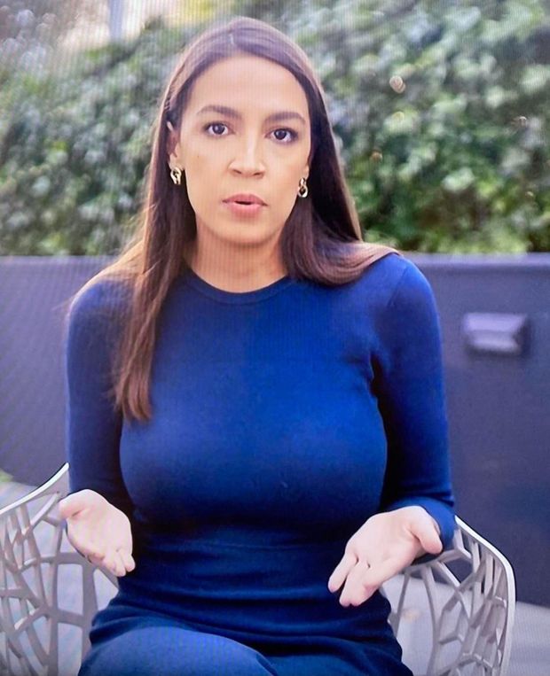 Must not stare at the boobs of AOC.