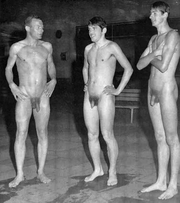 Vintage male nude yearbook