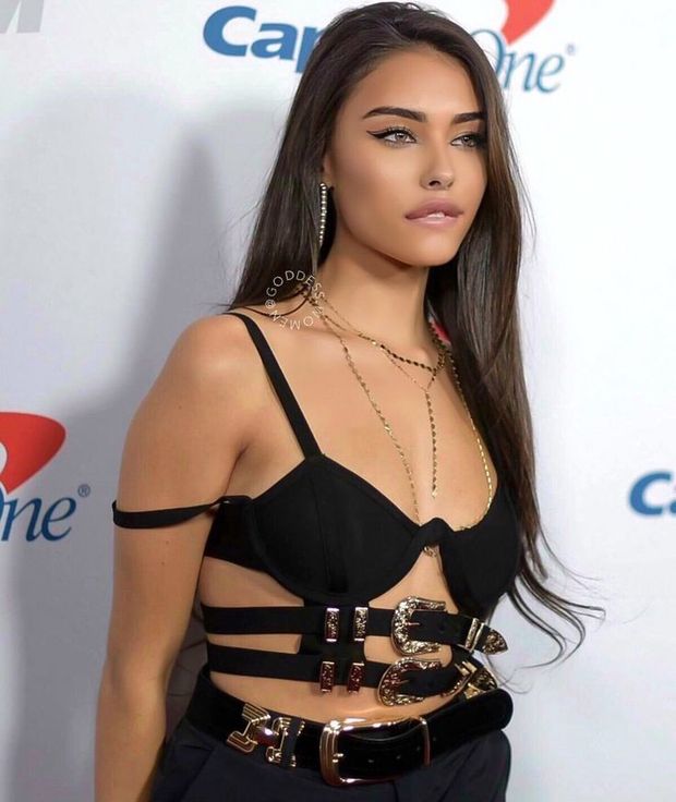 Madison Beer Black Dress