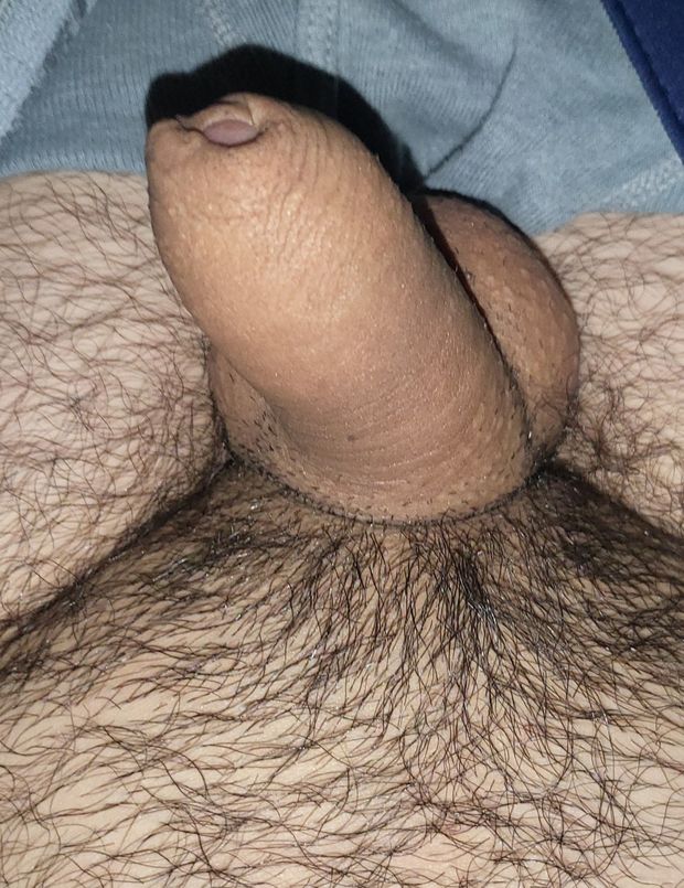 Small uncut penis