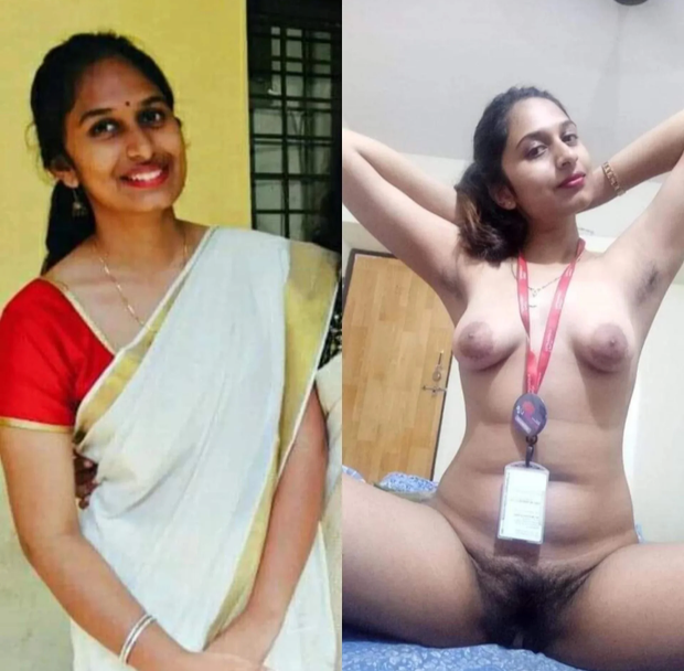 Sexy in saree and naked