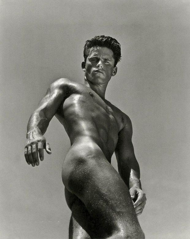 HERB RITTS, MALE NUDE MAN MUSCLE, 1985