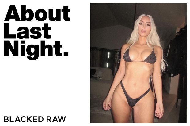 Kim Kardashian BLACKED RAW