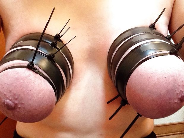 Bound breasts - BDSM