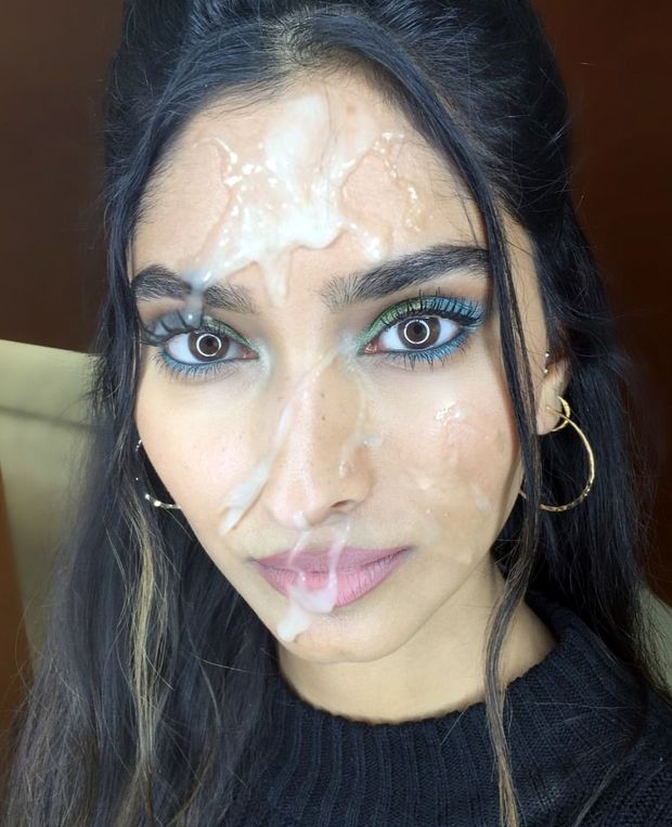 Indian cum facial