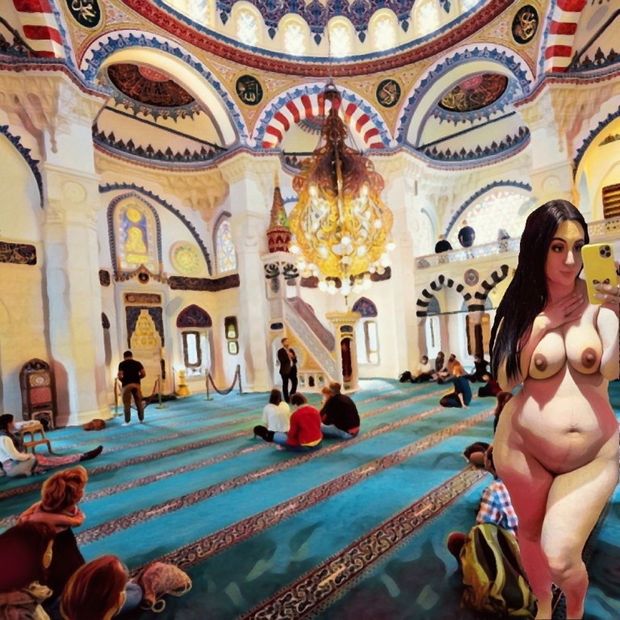 Porn Art - Muslim Women nude in mosque 2 *Roentgen01*