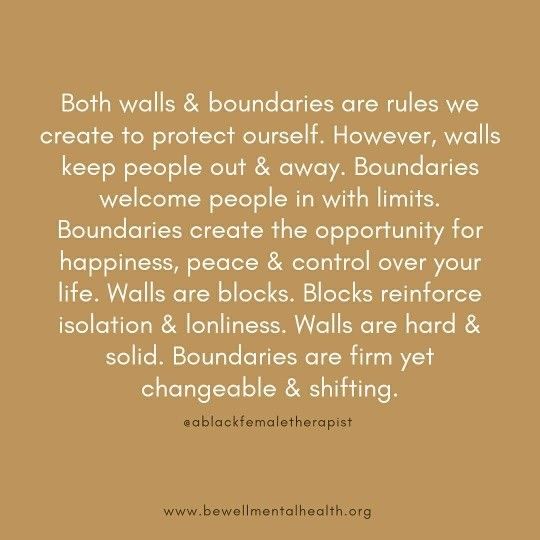 boundaries