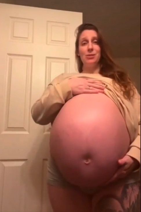 Huge Pregnant Belly - Circle Of Life