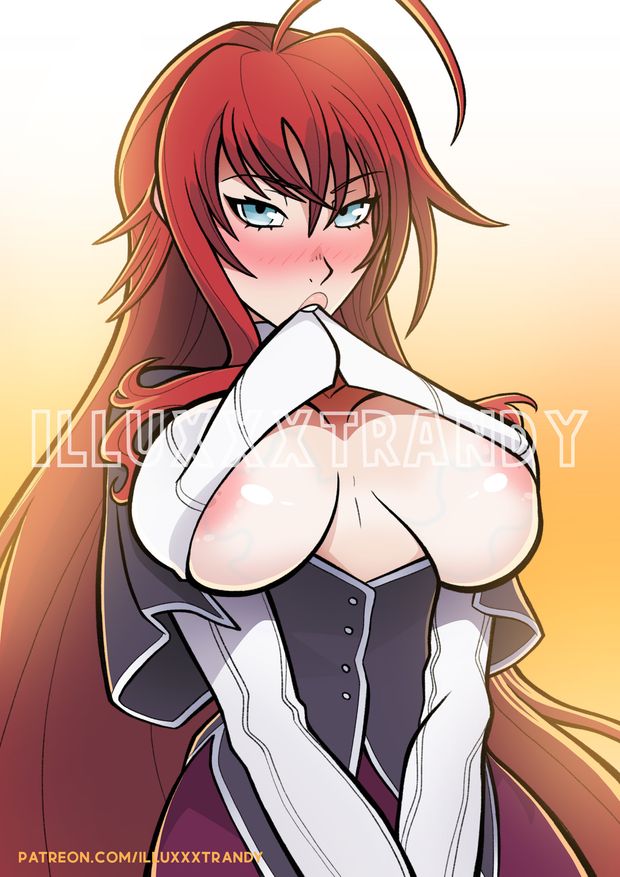 Rias Gremory's big boobs