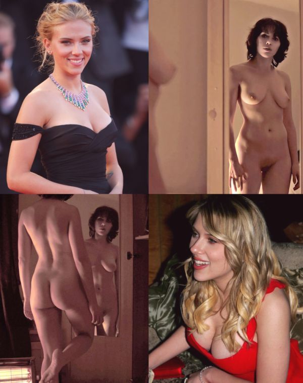 Scar-Jo nude celeb collage