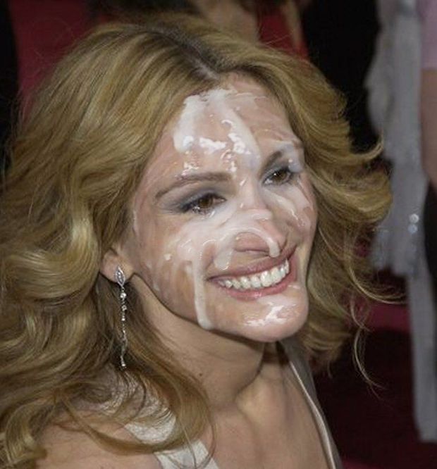 Julia Roberts Cum all over her face