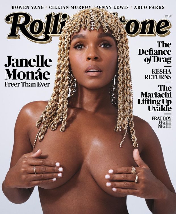 Janelle Monae on the cover for Rolling Stone