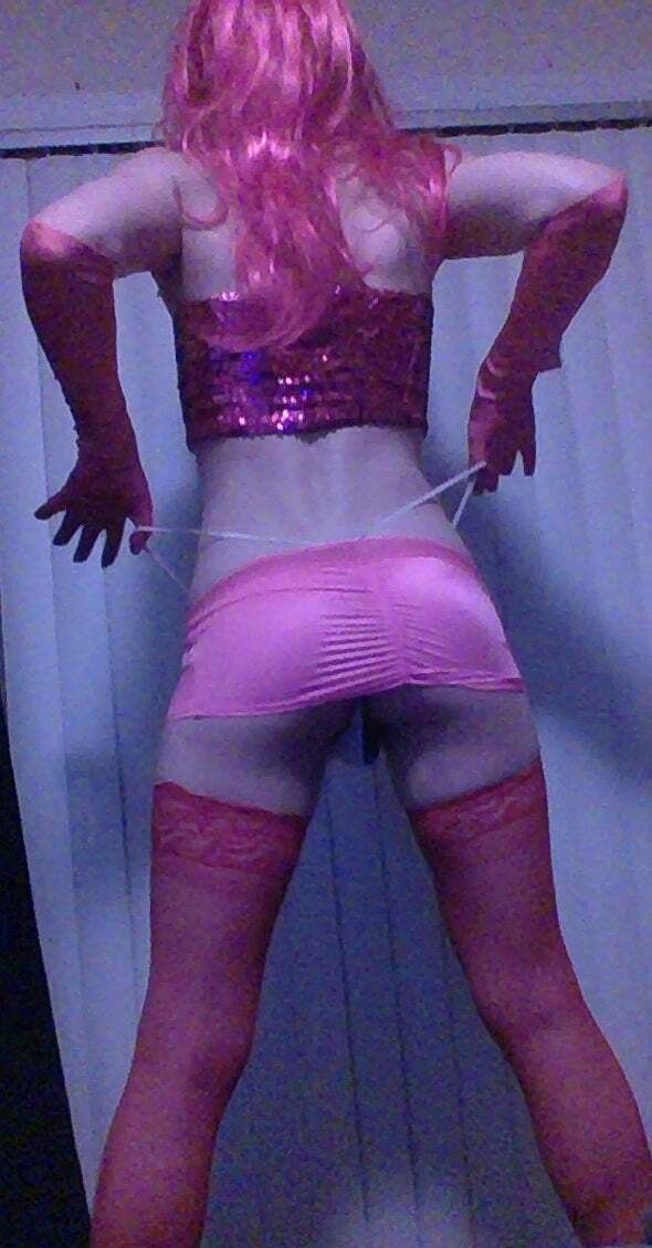 Sissy showing her best feature