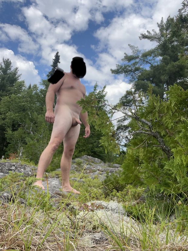 Canada Day flashing cock in northern Ontario