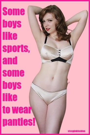 Can I like sports while wearing panties?