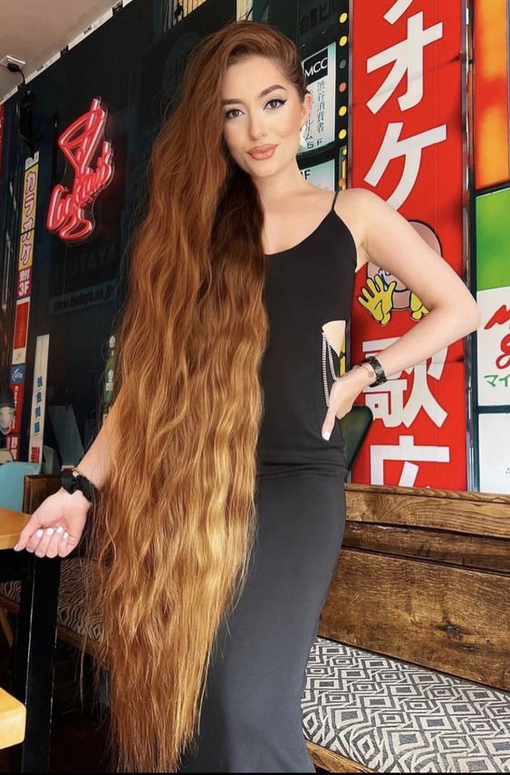 Very long hair