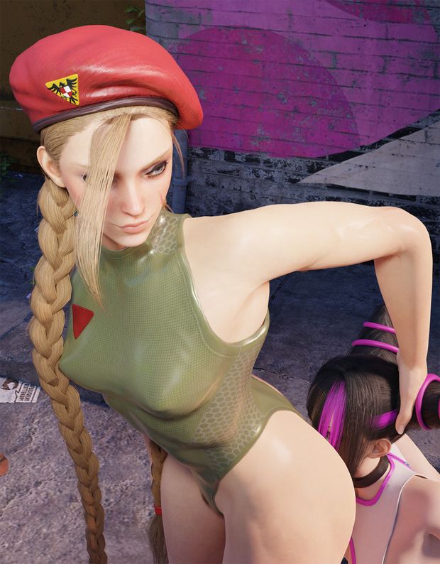 Cammy and Juri